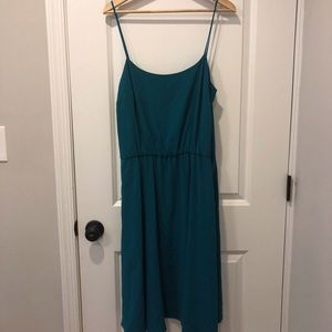 J. Crew Teal Turquoise Bridesmaid Dress NWT midi